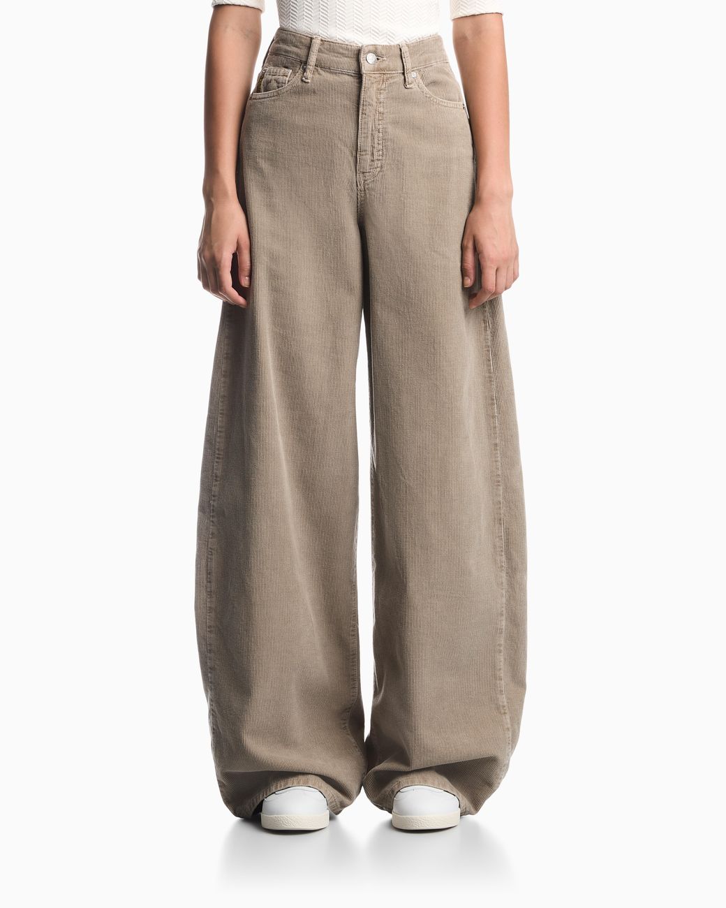 Emporio Armani Natural J3J Five-Pocket Corduroy Pants Armani Jeans