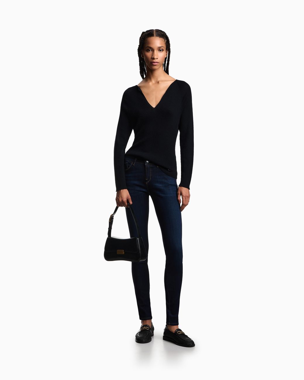 Emporio Armani Blue J28 Skinny Jeans