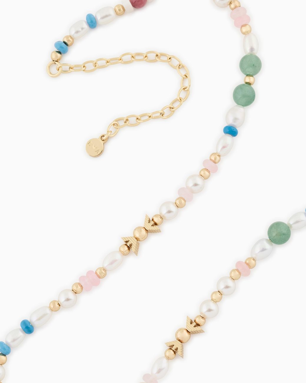 Emporio Armani Multicolor Pearl Beaded Necklace