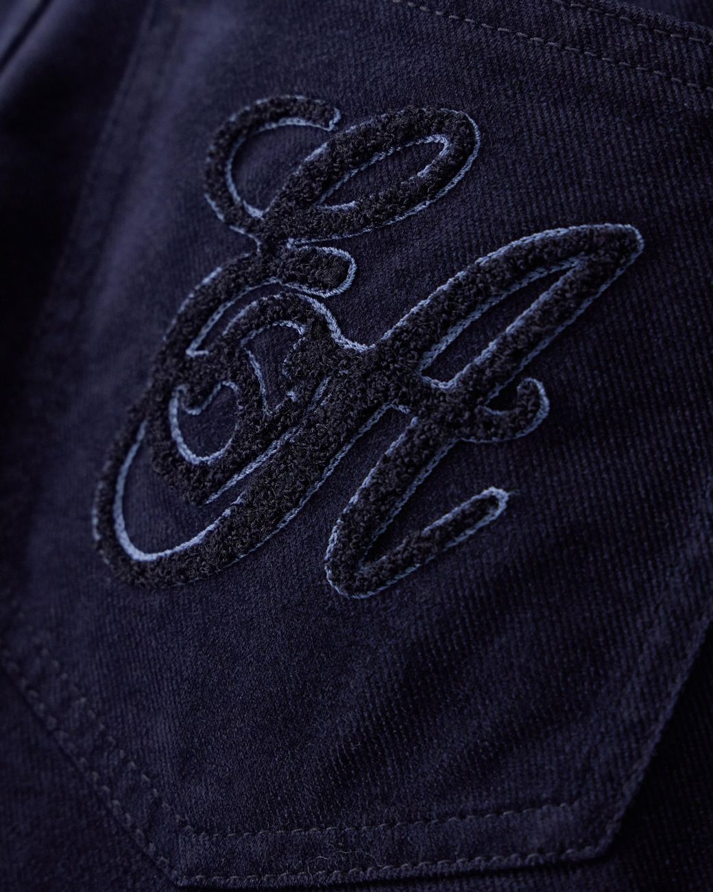 Emporio Armani Blue J7I Jeans Oval Leg Garment-Dyed Signature Capsule