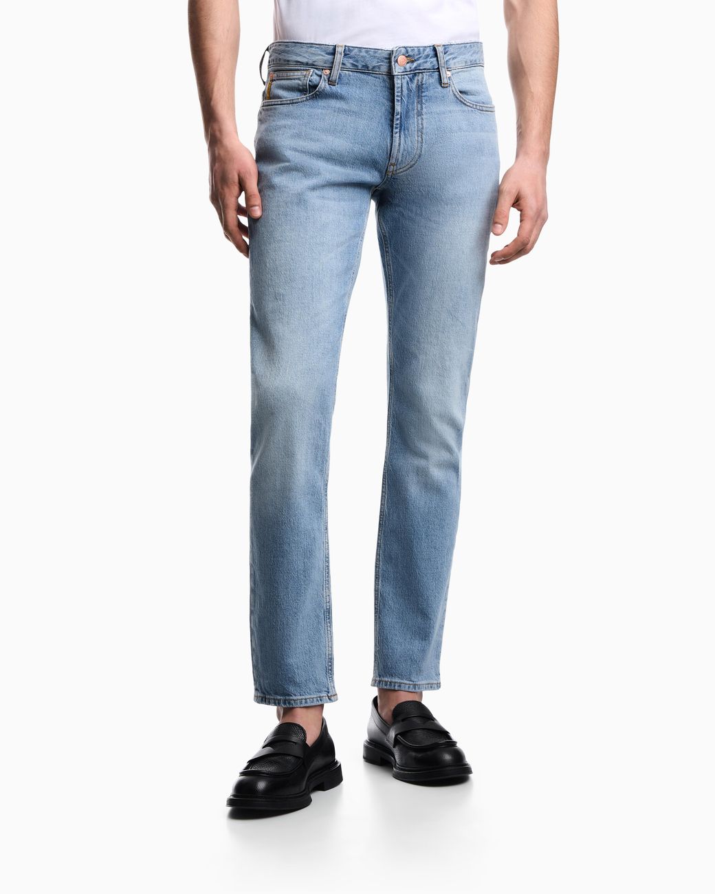 Emporio Armani Blue Armani Jeans J06 Slim Fit Denim Jeans for men
