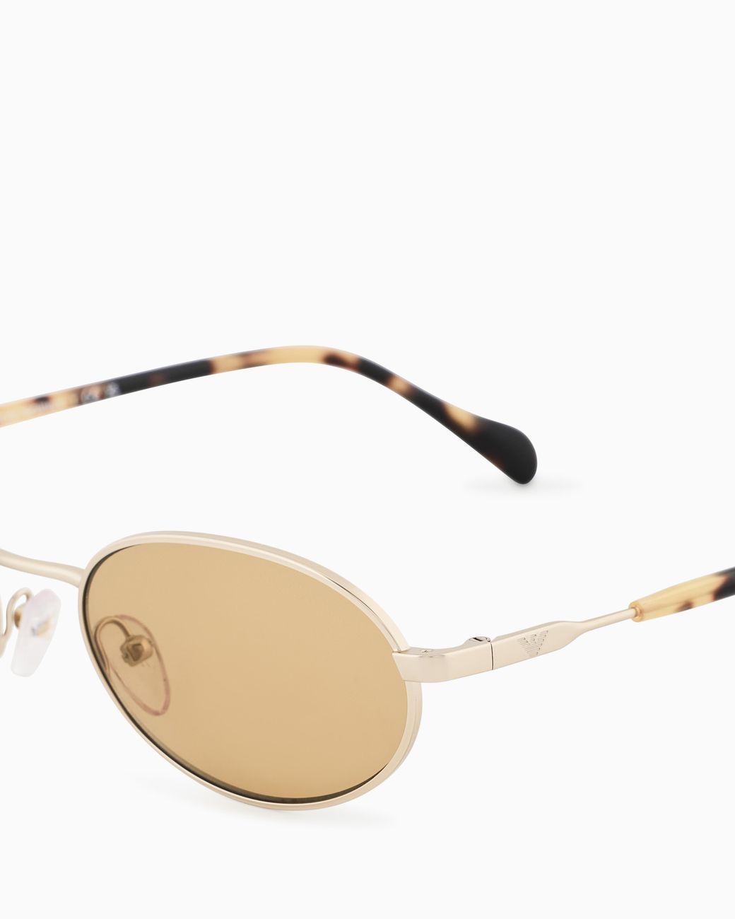 Emporio Armani Natural Oval Sunglasses for men