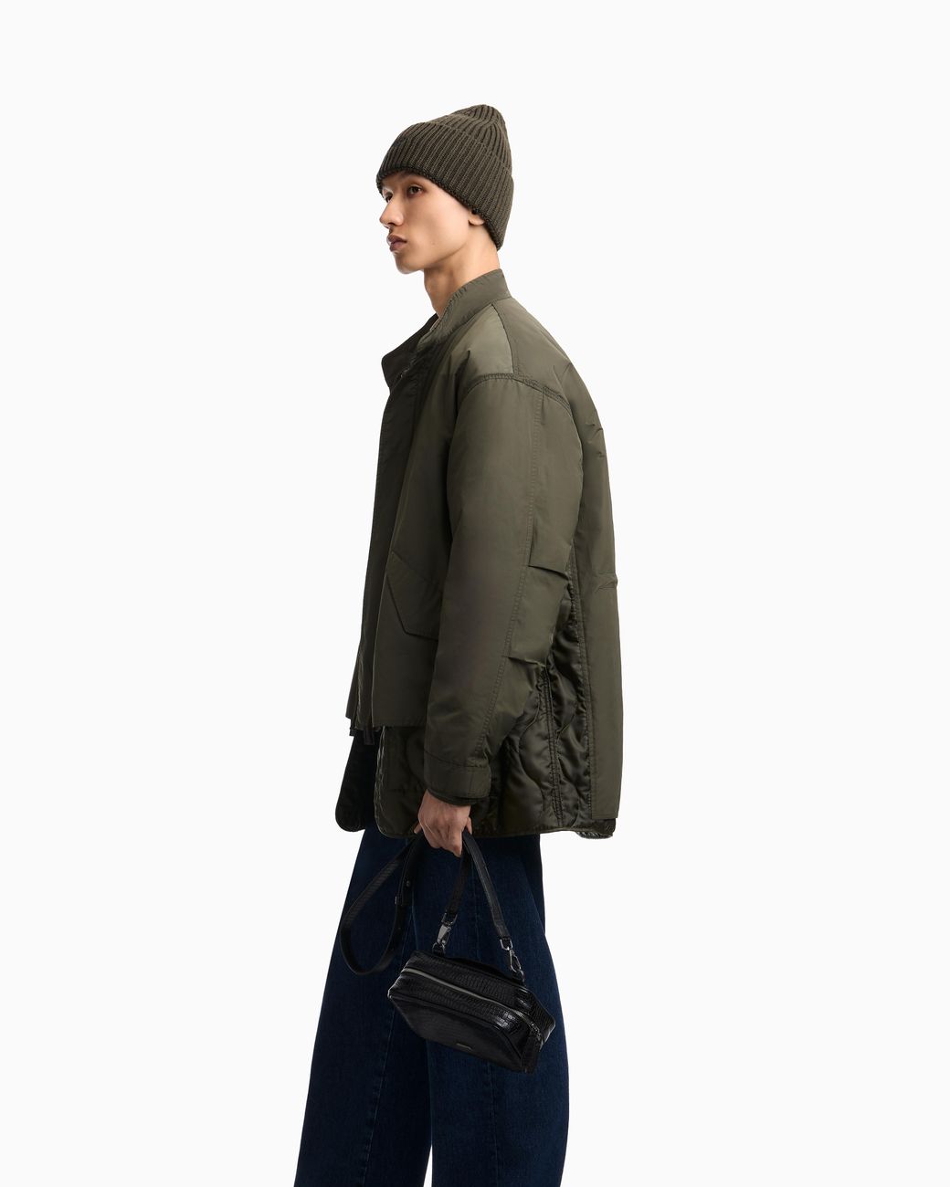 Emporio Armani Blue Loose Jeans for men