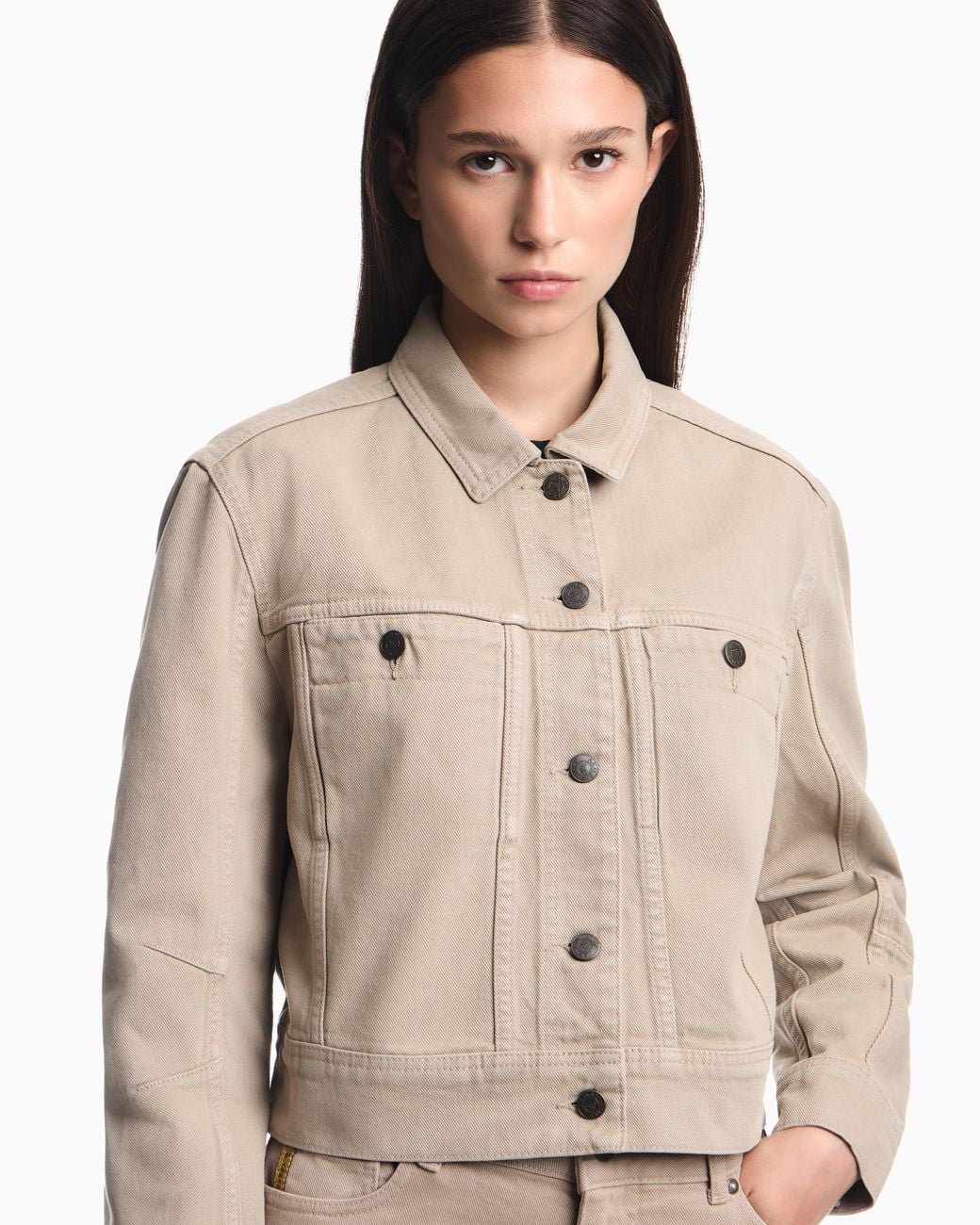 Emporio Armani Natural Armani Jeans Denim Jacket