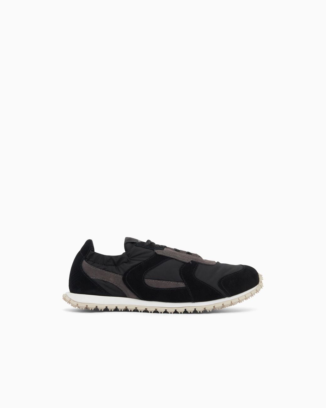 Emporio Armani Black Suede And Nylon Sneakers Hong Kong Capsule Collection for men
