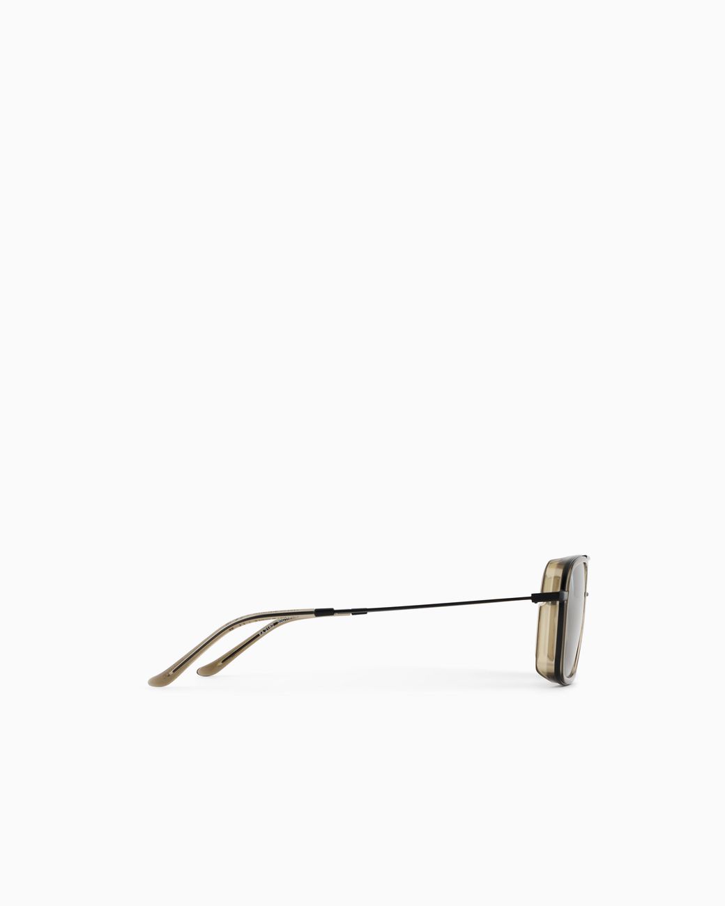 Emporio Armani Gray Square-Shape Sunglasses for men