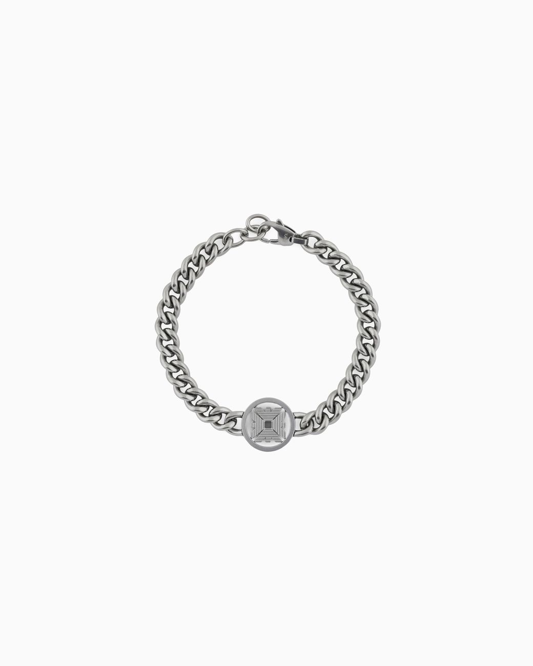 Emporio Armani Metallic Stainless Steel Chain Bracelet for men