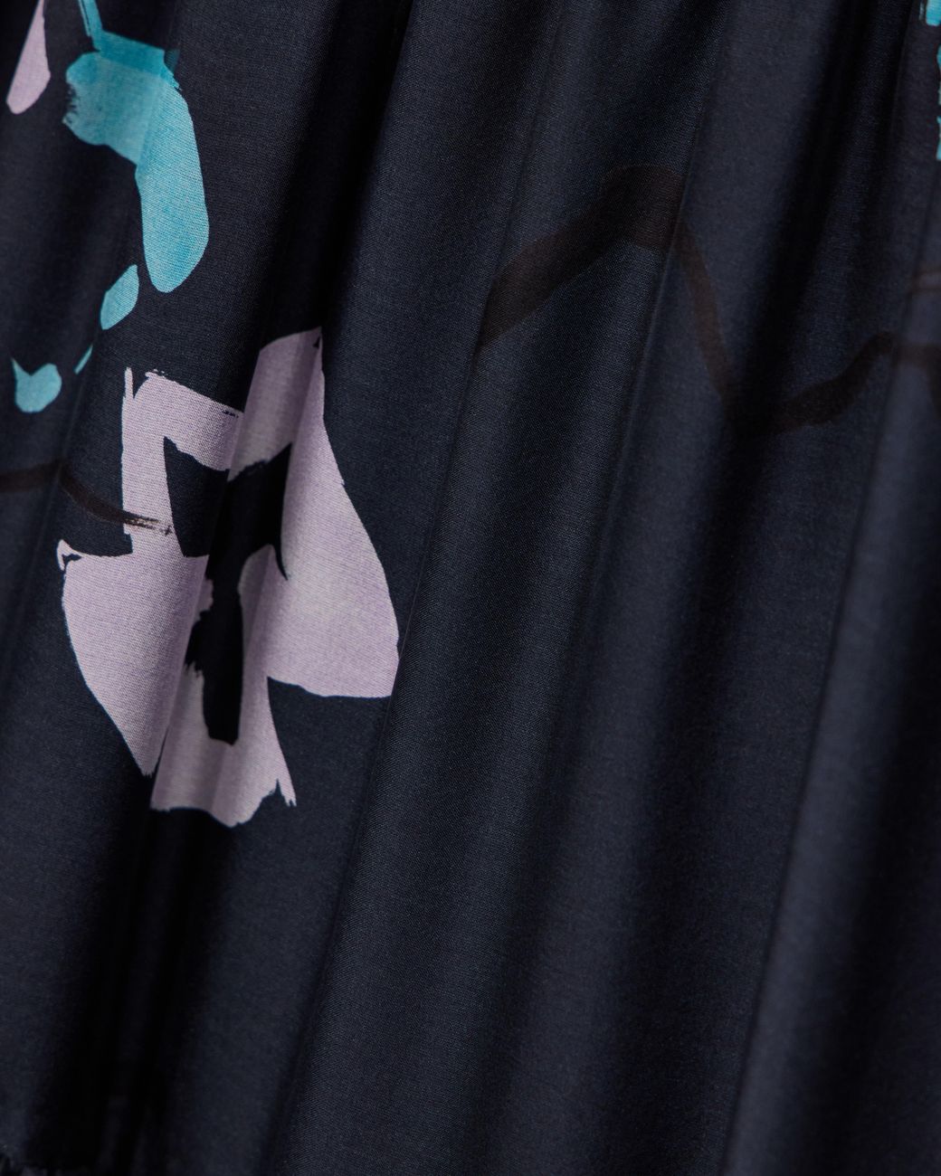 Emporio Armani Blue Tiered Maxi Dress