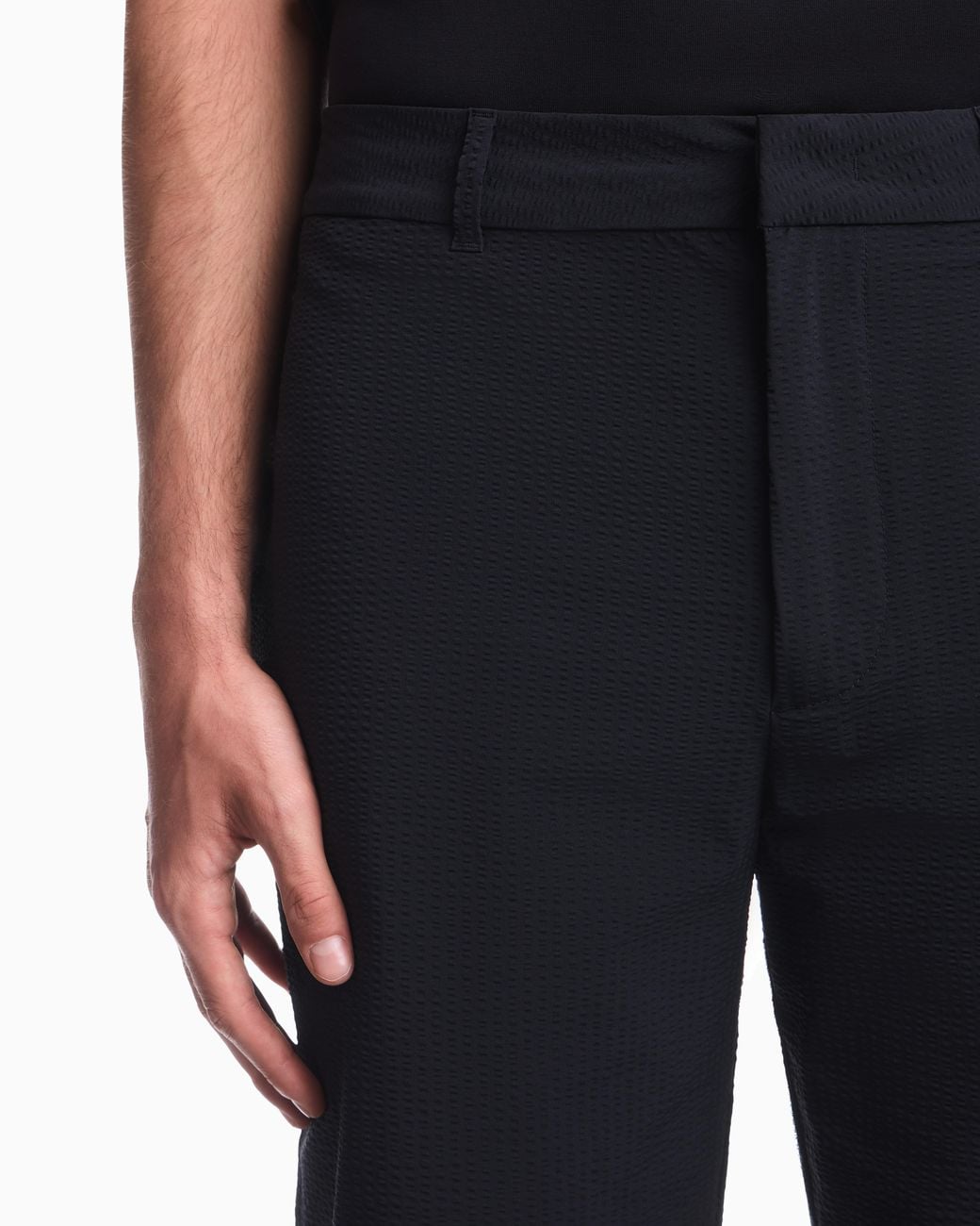 Emporio Armani Blue Trousers With Regular Fit for men