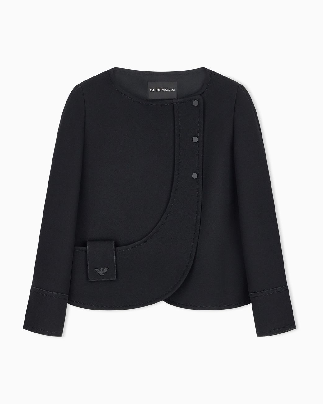 Emporio Armani Black Unlined Blazer