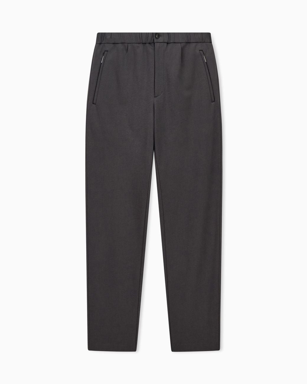 Emporio Armani Gray Jersey Pants for men