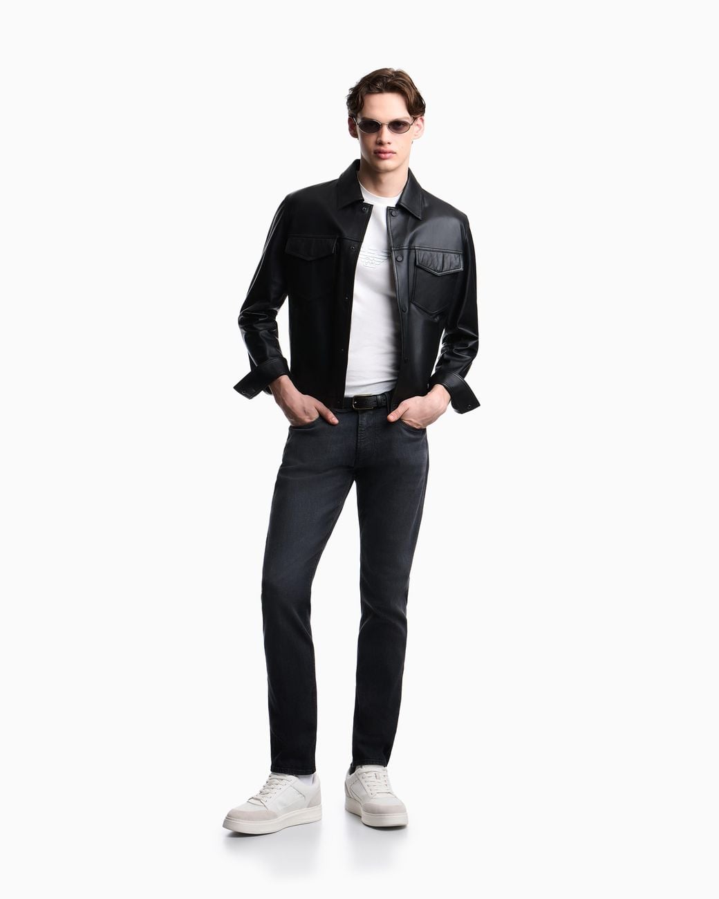 Emporio Armani Blue J06 Slim-Fit Jeans for men