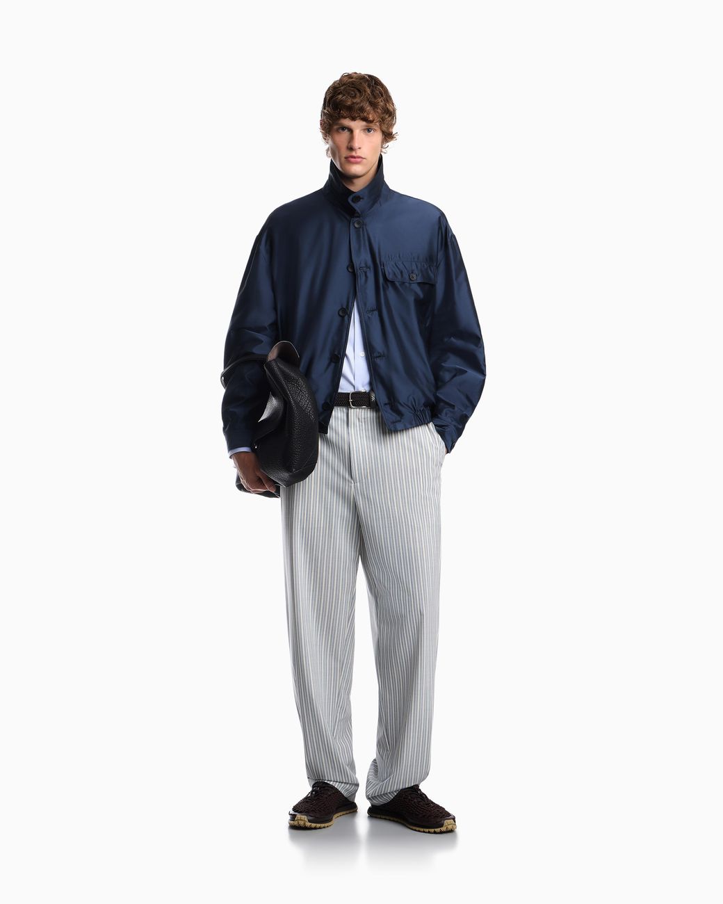 Emporio Armani Blue Blouson Jacket for men