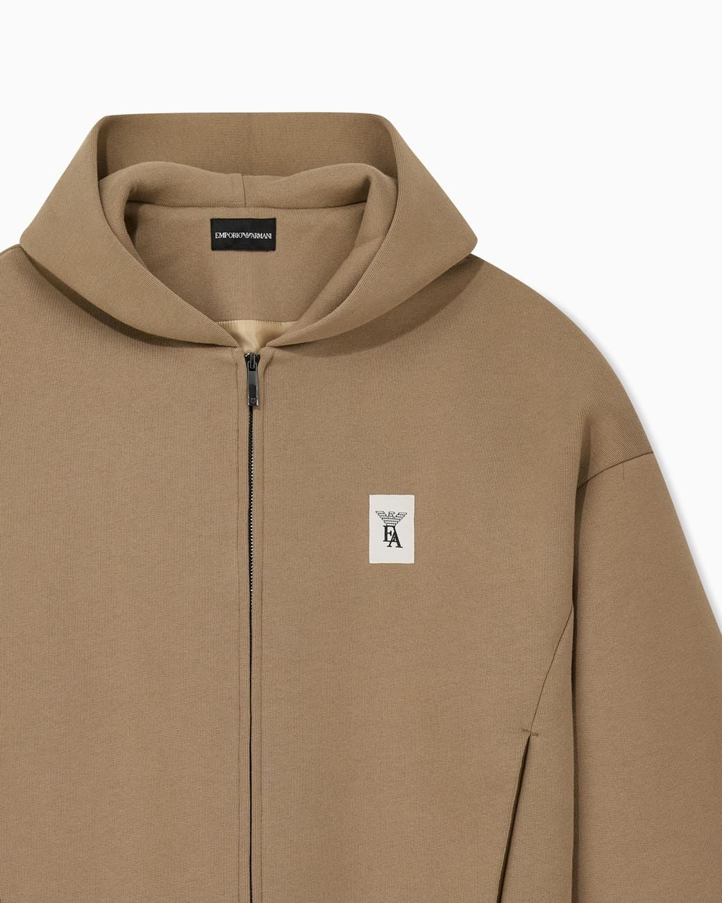 Emporio Armani Natural Zip-Up Sweatshirts for men