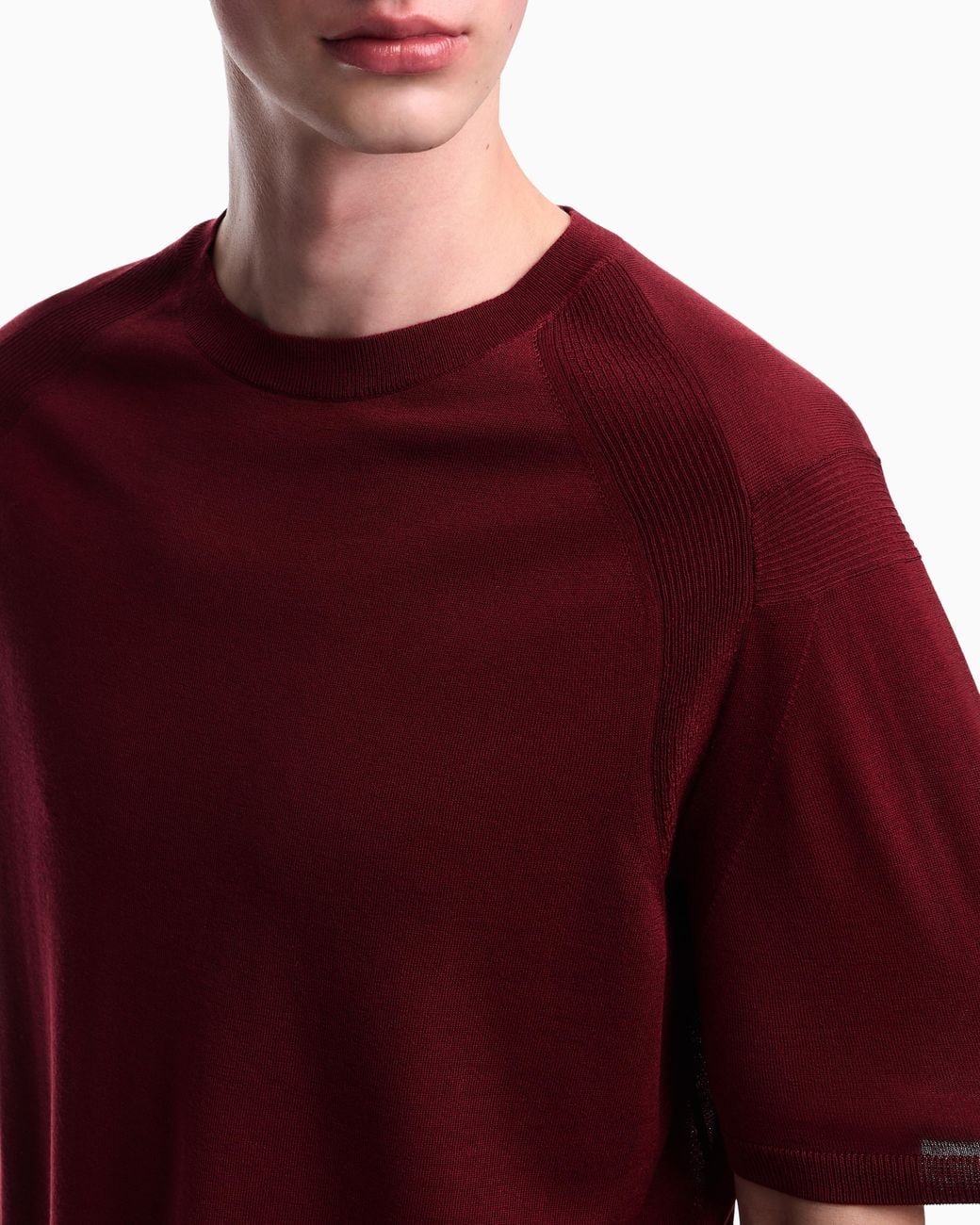 Emporio Armani Red Sweater for men