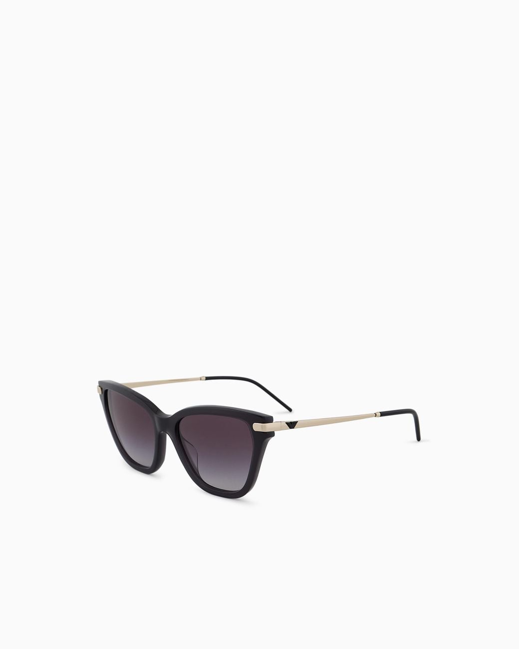 Emporio Armani Black Asian-Fit Cat-Eye Sunglasses