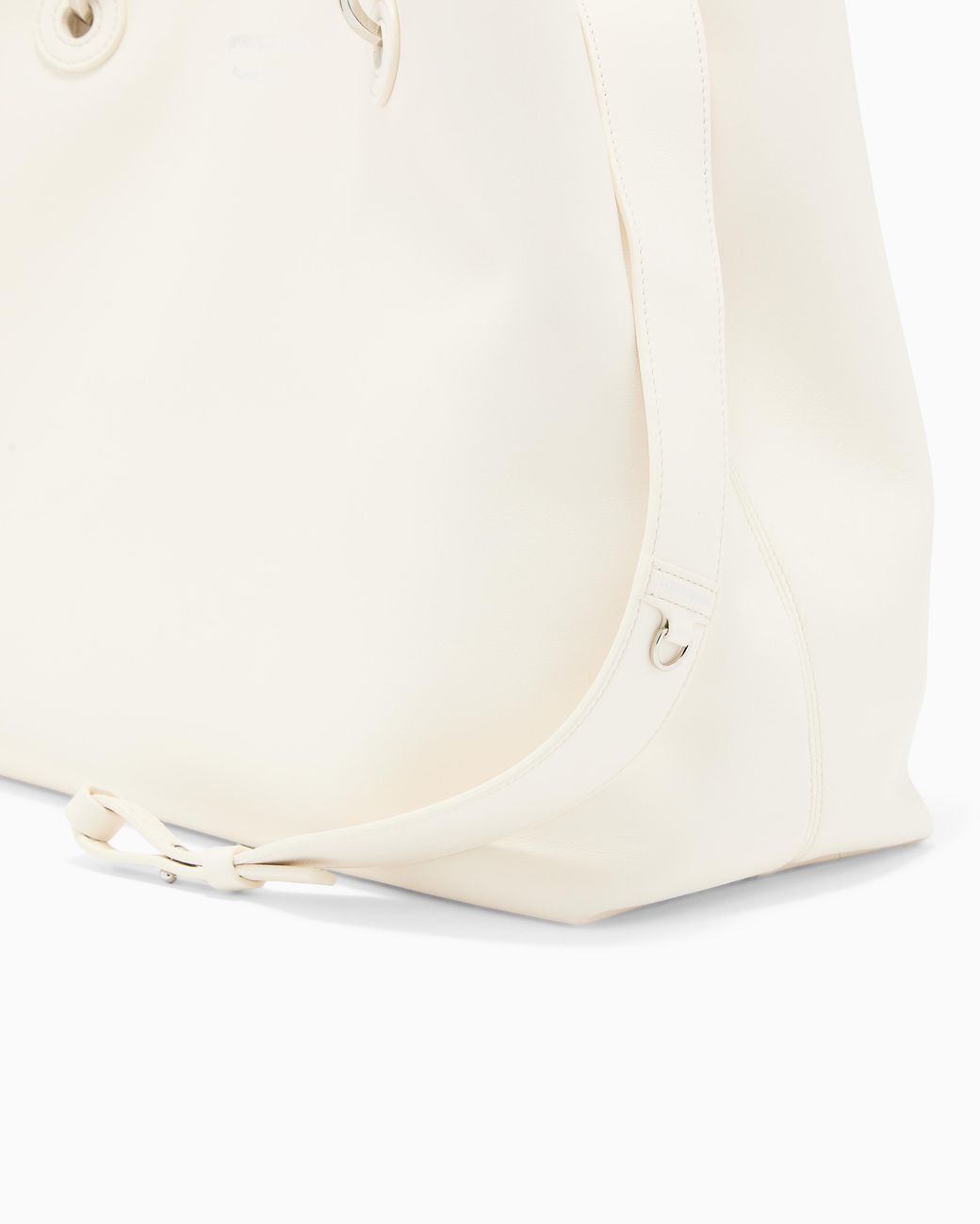 Emporio Armani White Shopper Bag
