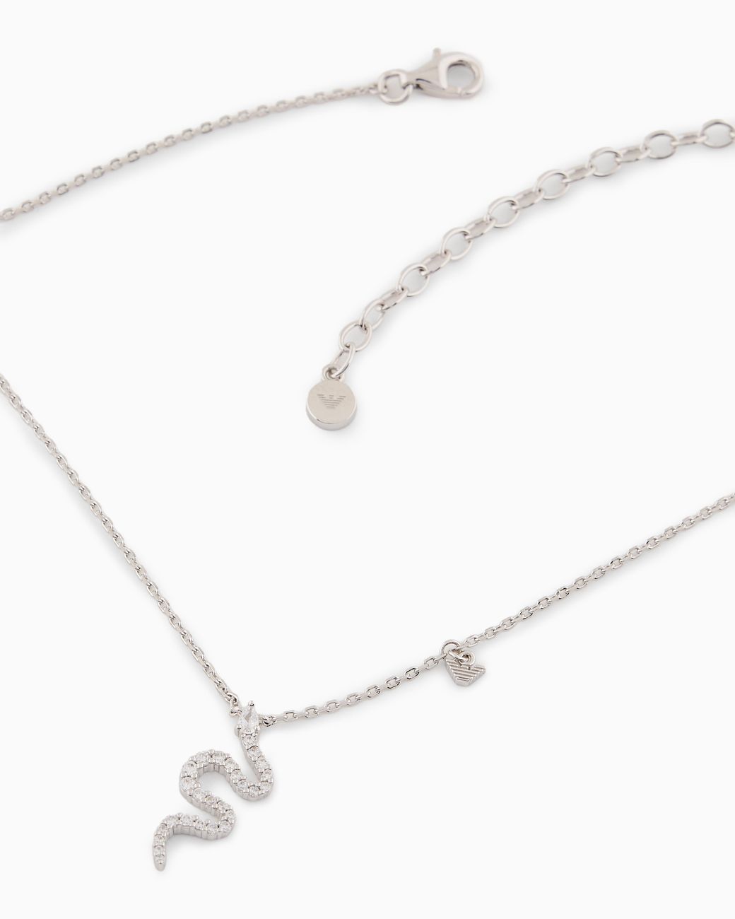 Emporio Armani Metallic Sterling Pendant Necklace