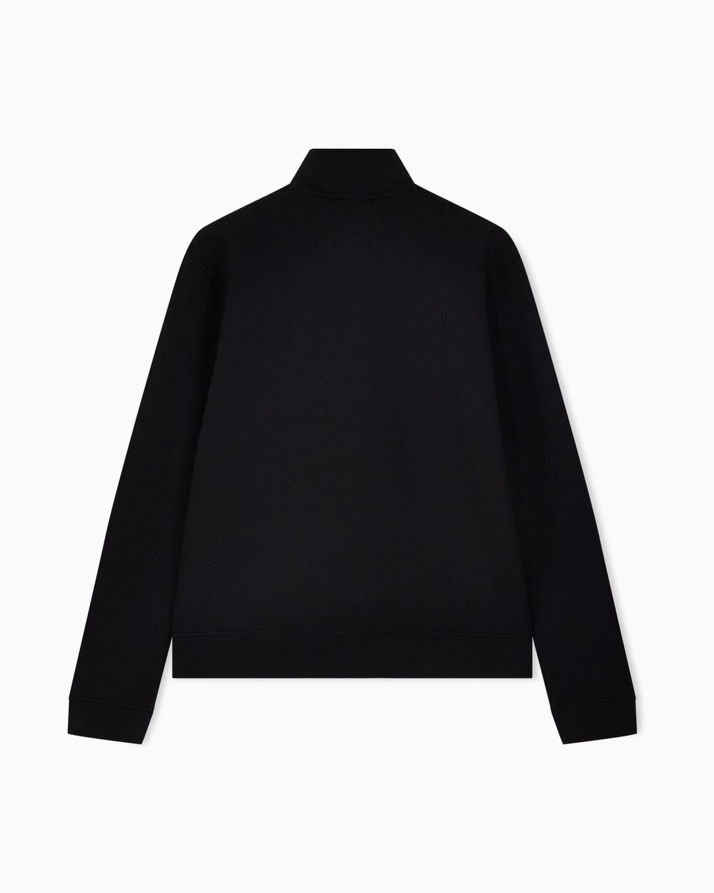 Emporio Armani Black Zip-Up Sweatshirts for men