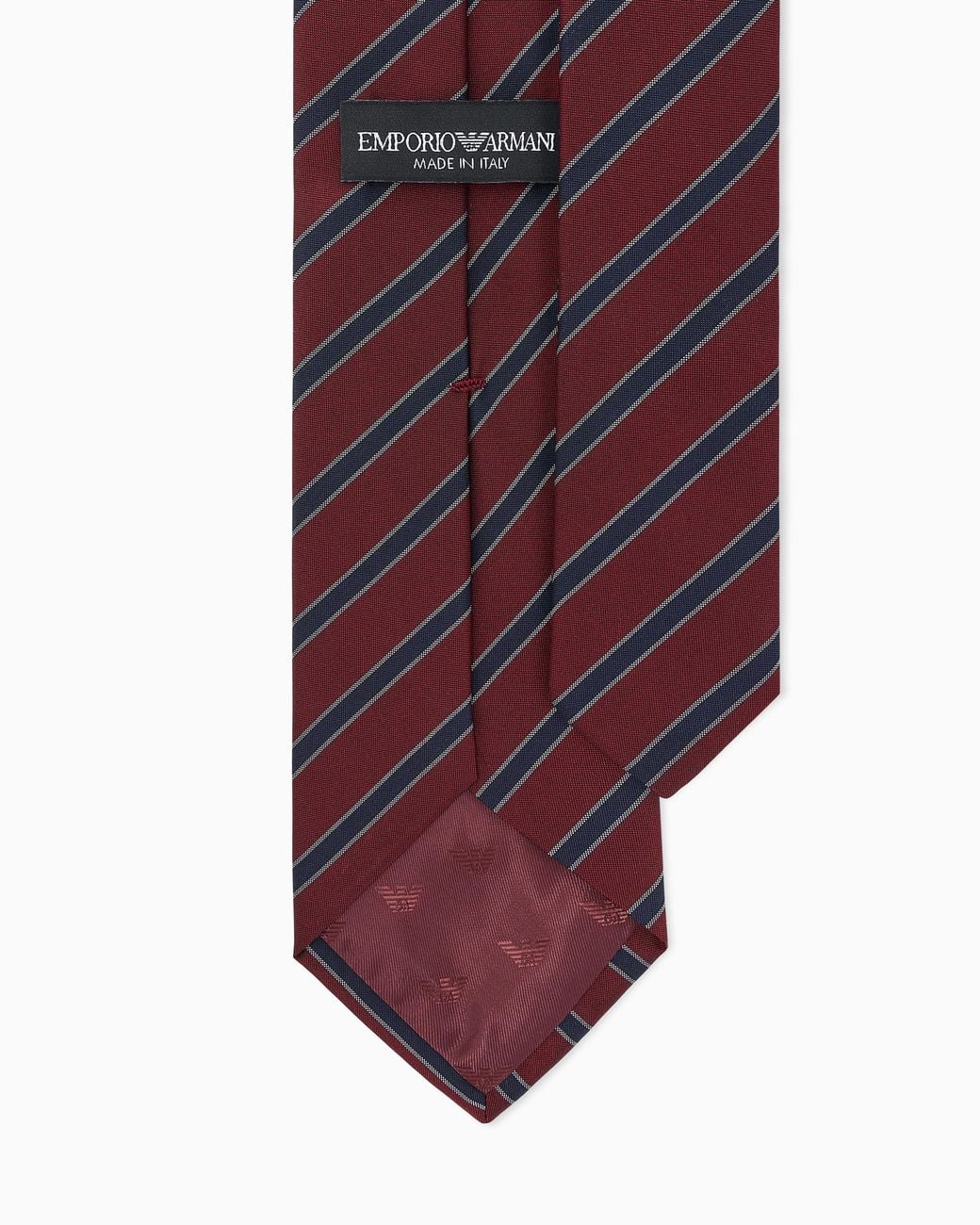 Emporio Armani White Necktie for men