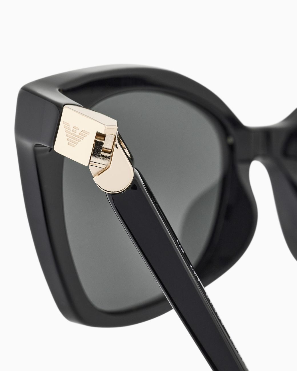 Emporio Armani White Cat-Eye-Shape Sunglasses
