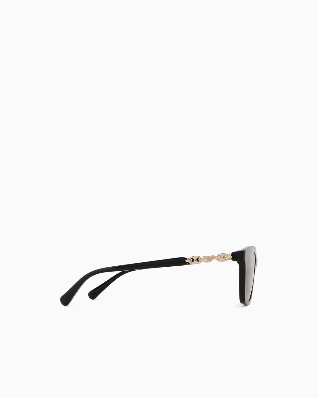 Emporio Armani Black Asian-Fit Cat-Eye Sunglasses