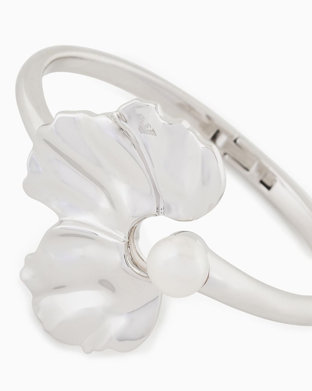 Emporio Armani White Pearl Bangle Bracelet