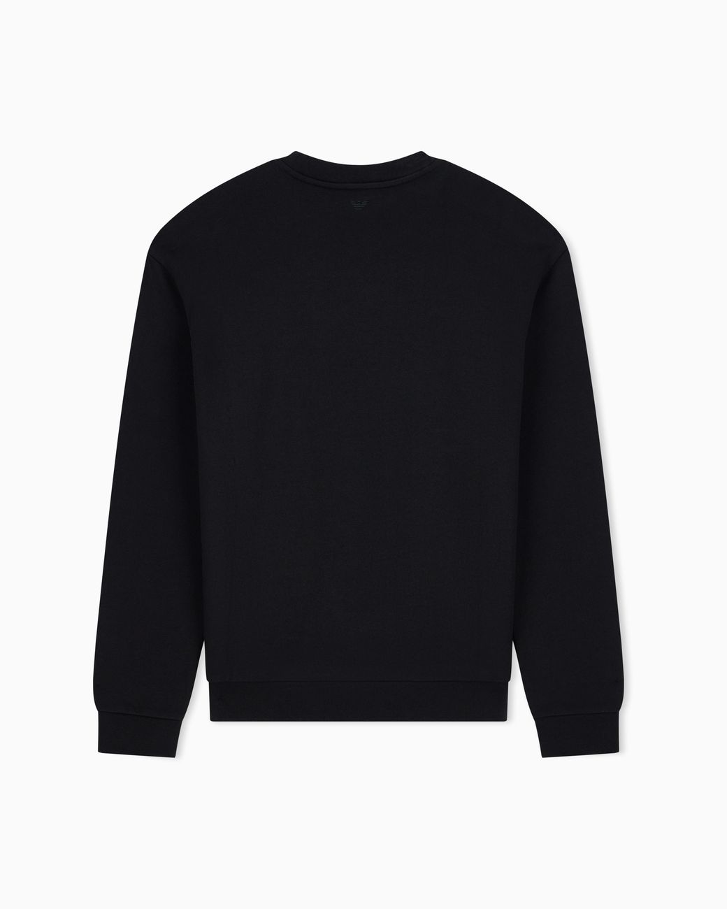 Emporio Armani Black Photographic-Print Jersey Sweatshirt Signature Capsule for men