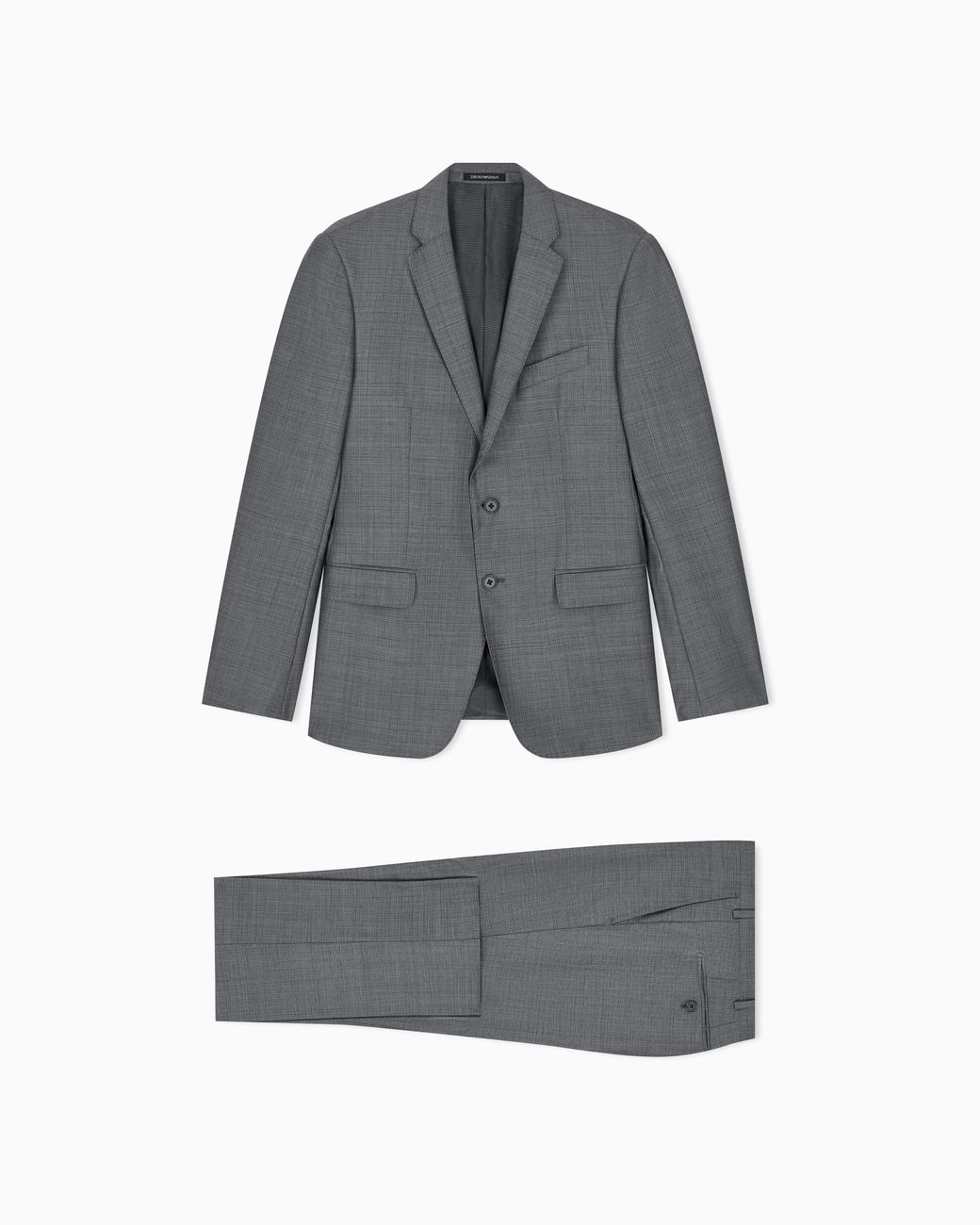 Emporio Armani Gray Lined Suit for men