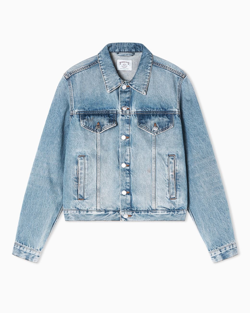 Emporio Armani Armani Jeans Denim Jacket in Blue for Men | Lyst