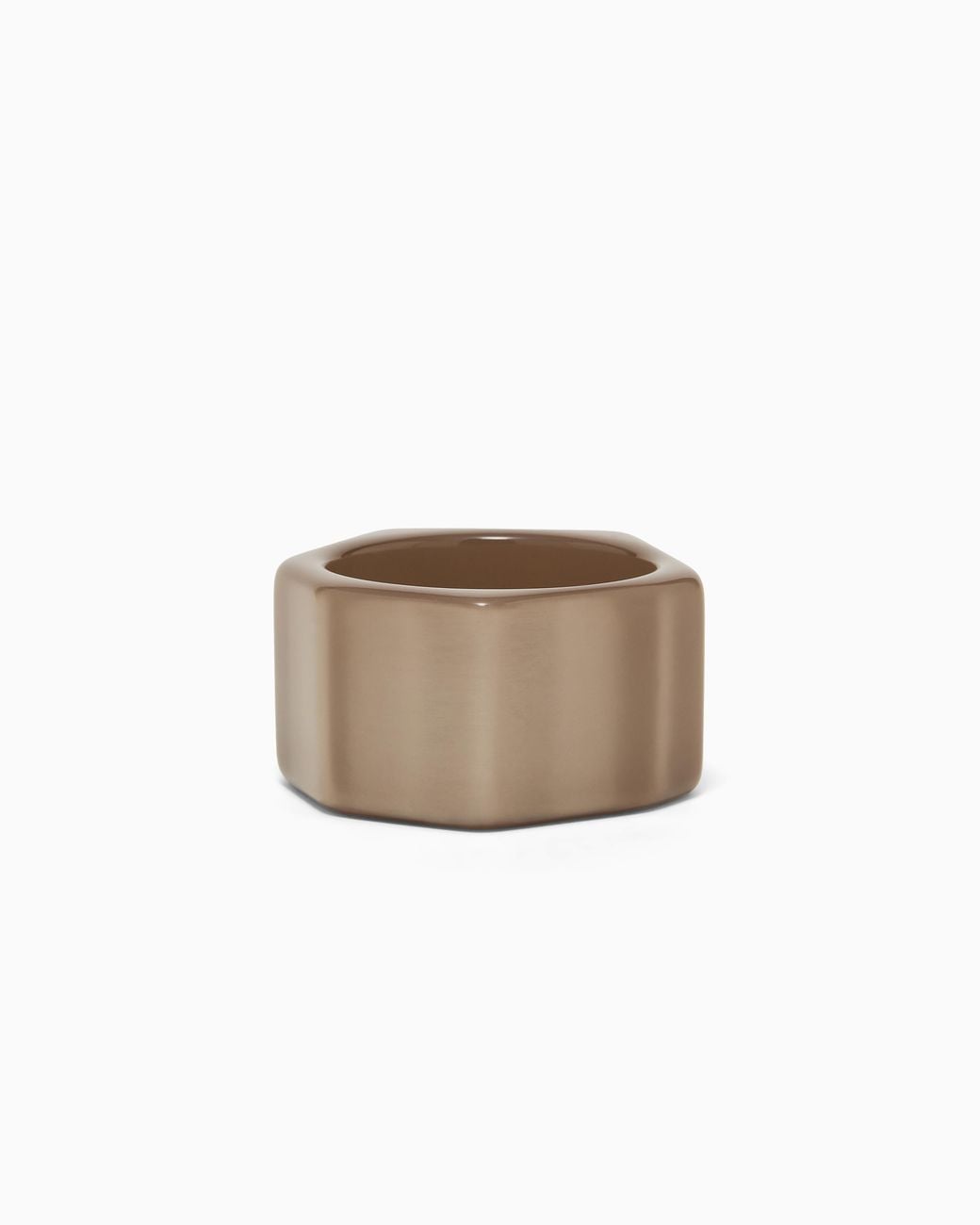 Emporio Armani White Faceted Bangle