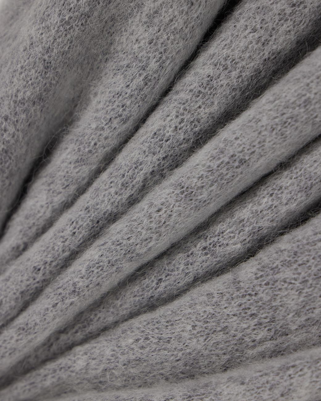 Emporio Armani Gray Brushed Knit Cardigan for men