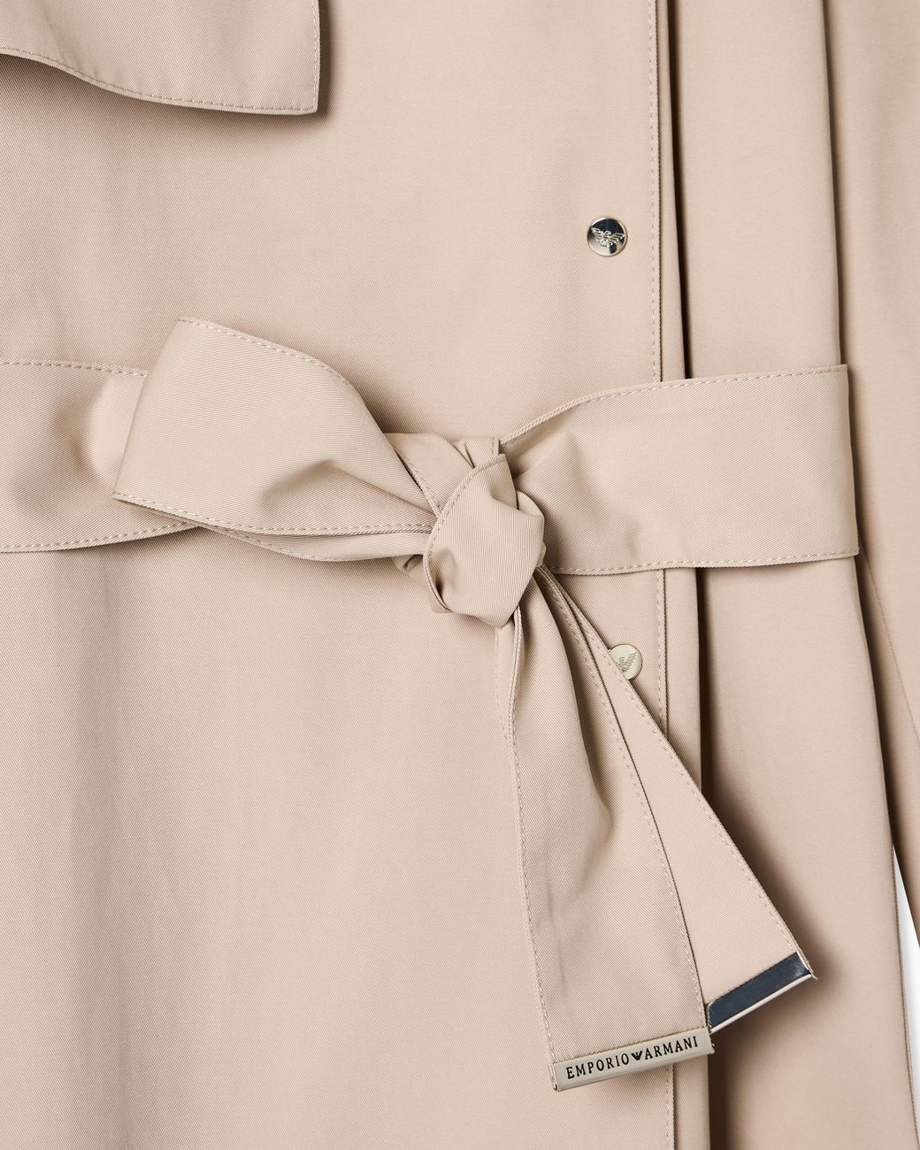 Emporio Armani Natural Trench Coat
