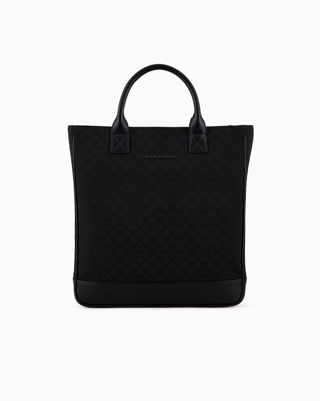 Emporio Armani Black Nylon Tote Bag for men