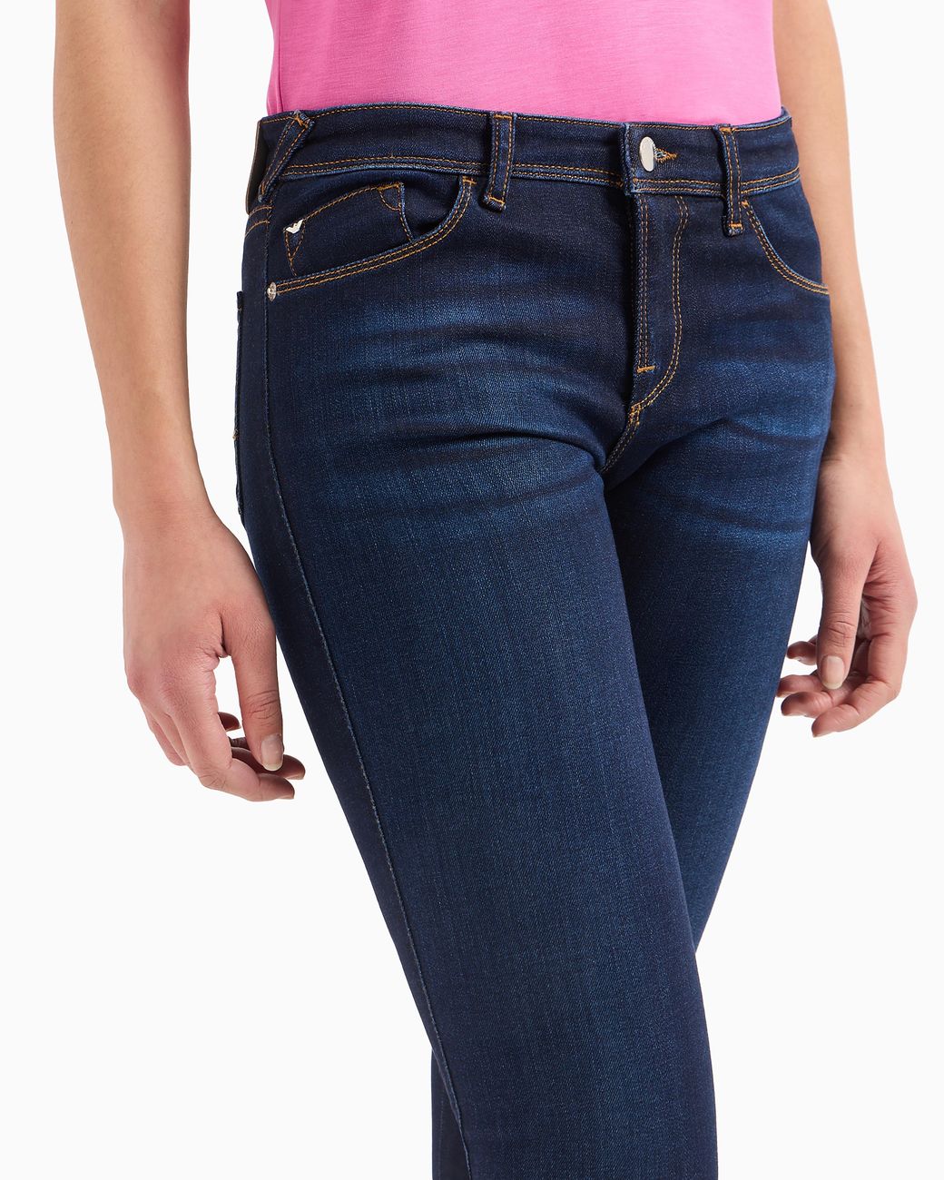 Emporio Armani Blue J28 Skinny Jeans
