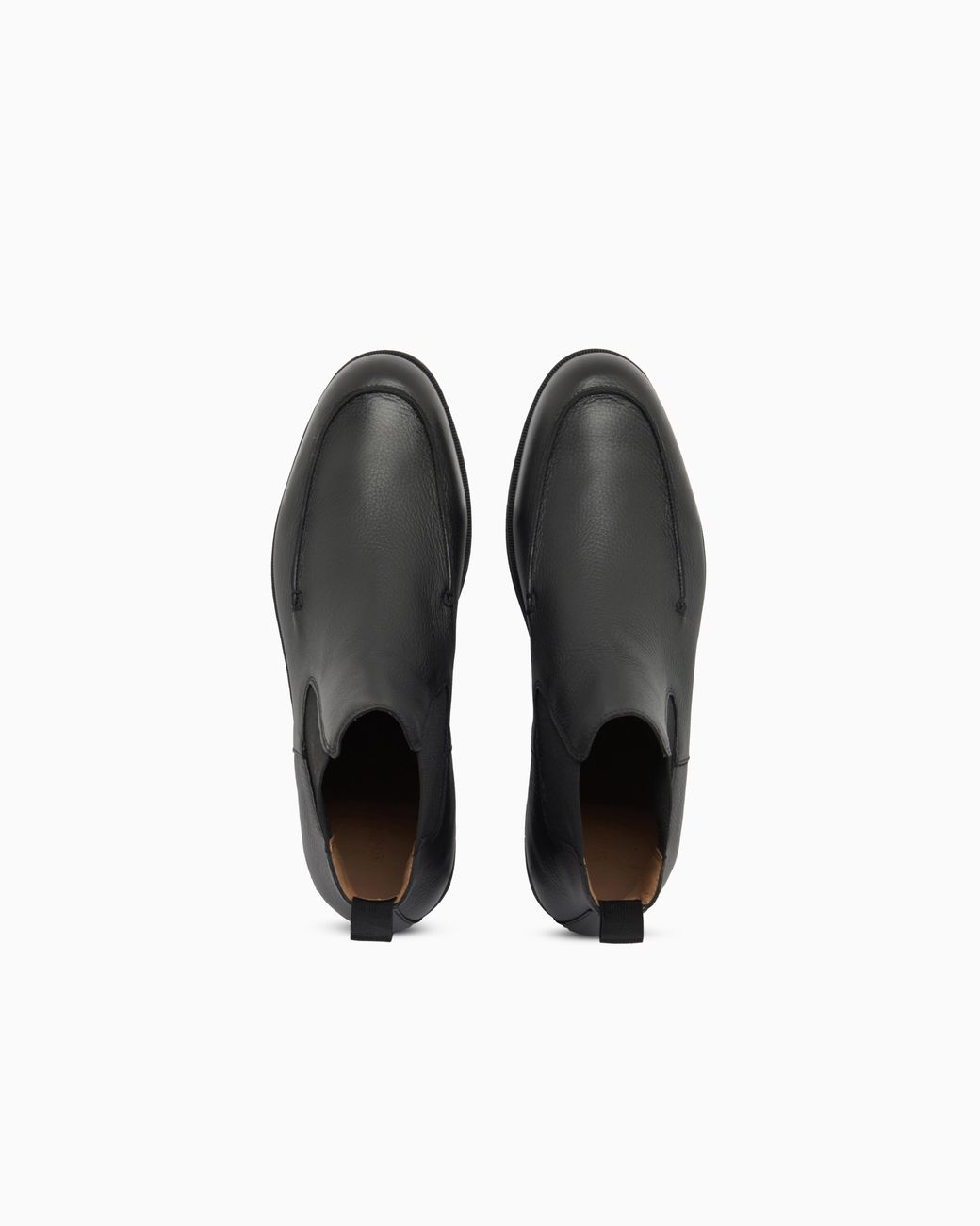 Emporio Armani Black Chelsea Boots for men