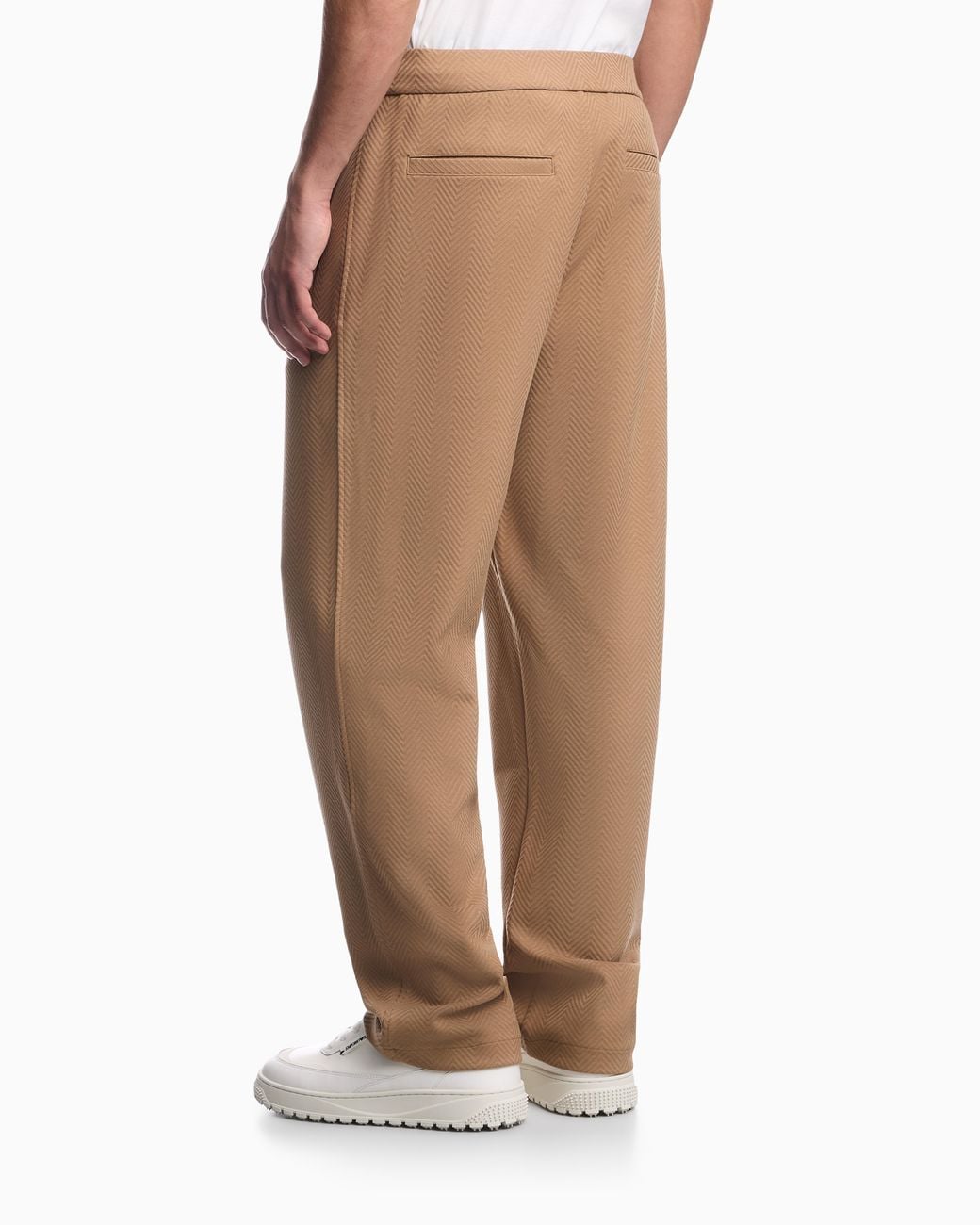 Emporio Armani Natural Trousers for men