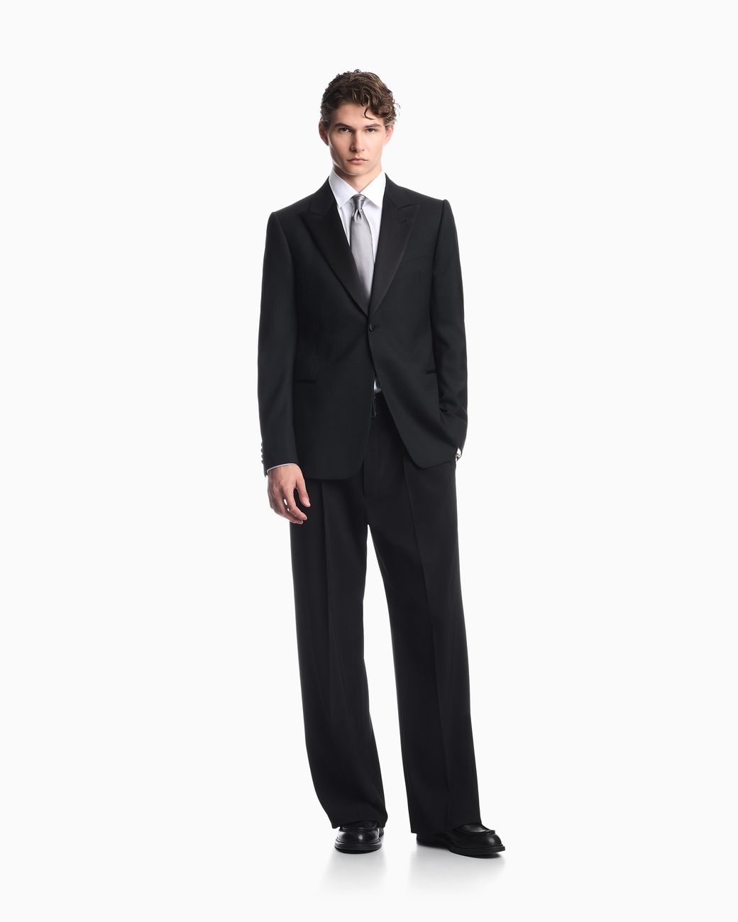 Emporio Armani Black Trousers for men