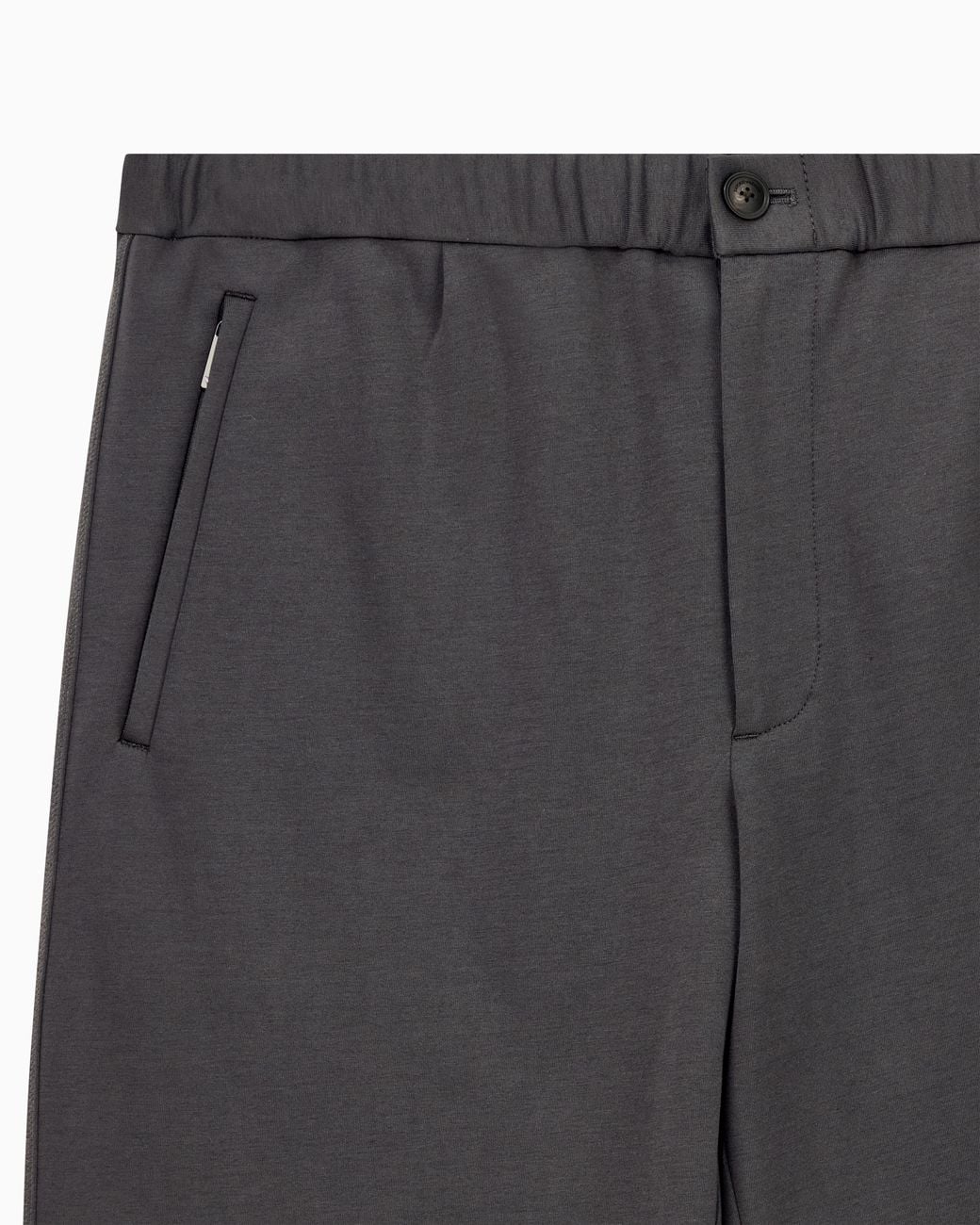 Emporio Armani Gray Jersey Pants for men