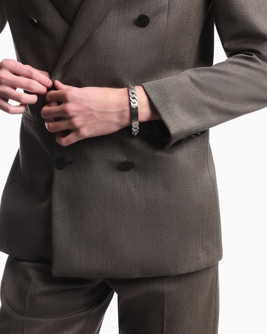 Emporio Armani White Bracelets for men