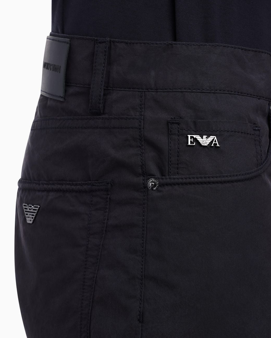 Pantaloni Cinque Tasche J76 Straight Fit di Emporio Armani in Blue da Uomo