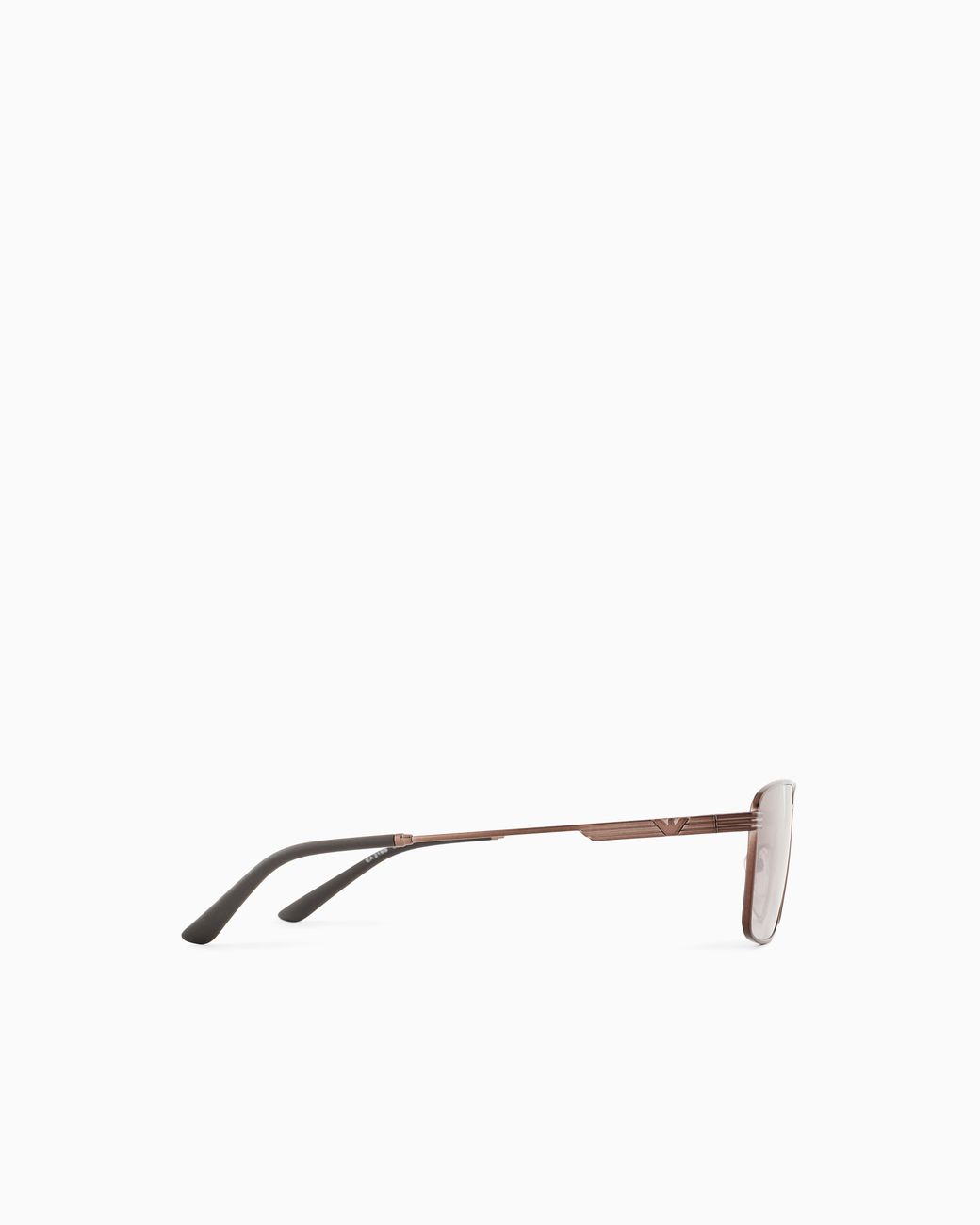 Emporio Armani White Rectangular Sunglasses for men