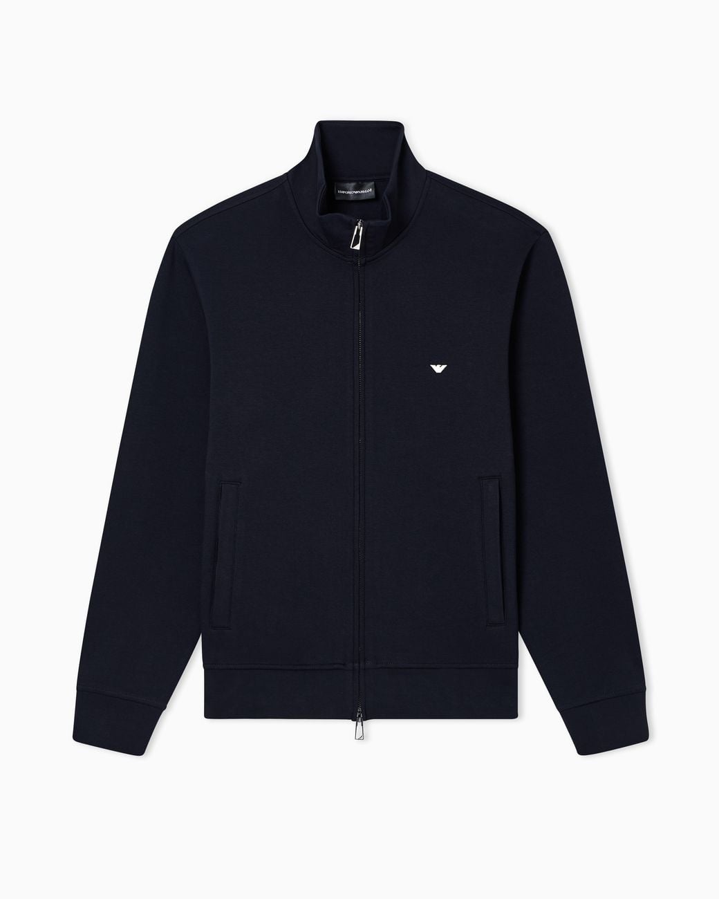 Emporio Armani Blue Full-Zip Sweatshirt for men