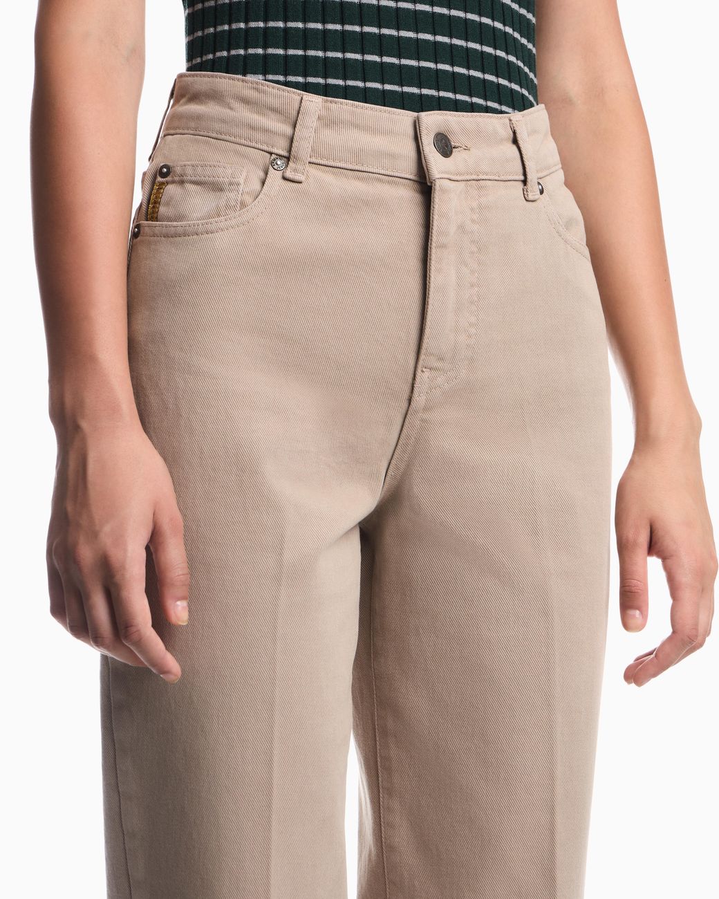 Emporio Armani White J3H Regular Fit Denim Jeans By Armani Jeans