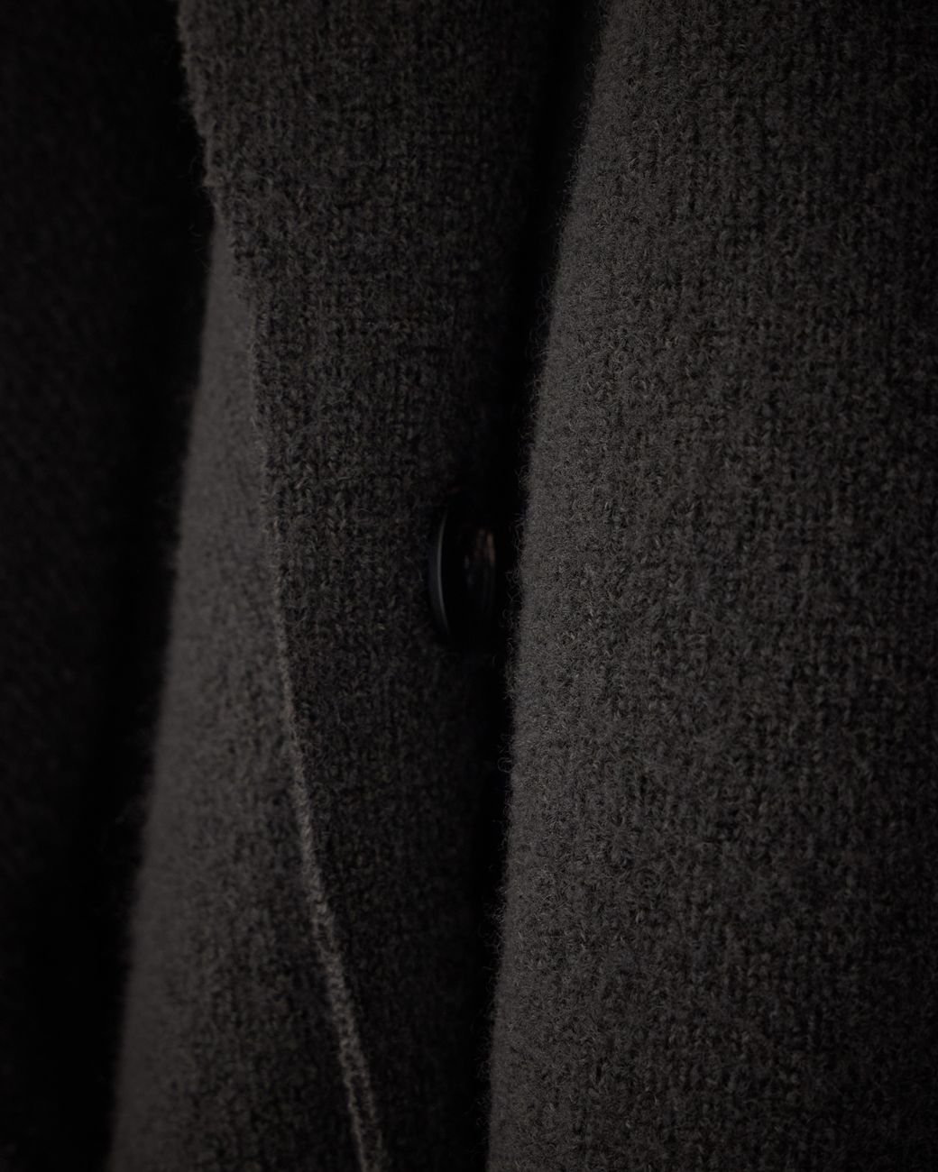 Emporio Armani Black Signature Capsule Collection Boiled Wool Jacket for men