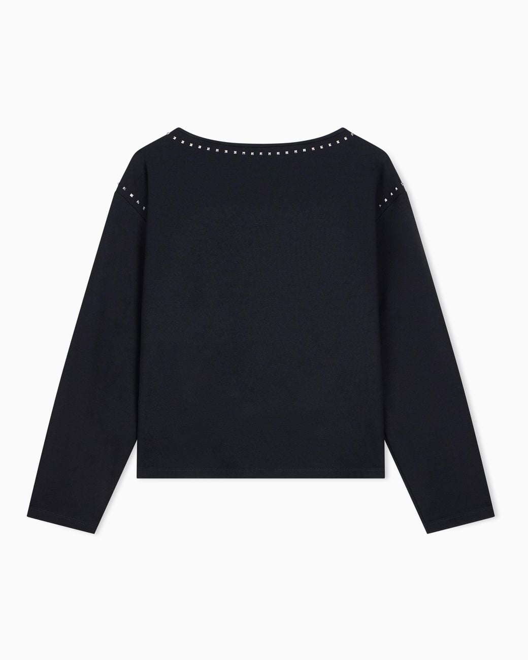 Emporio Armani Blue Punto Milano Sweater