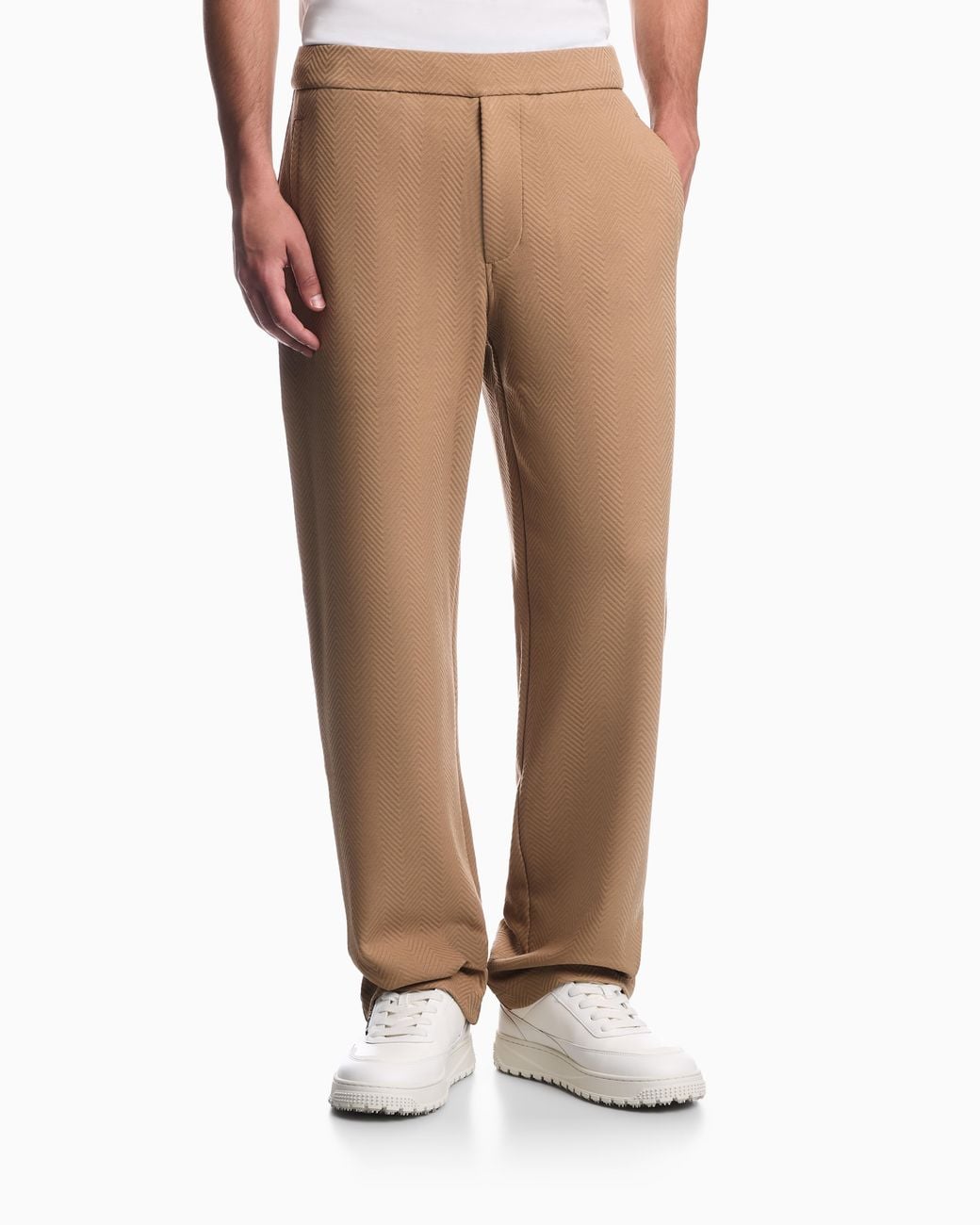 Emporio Armani Natural Trousers for men