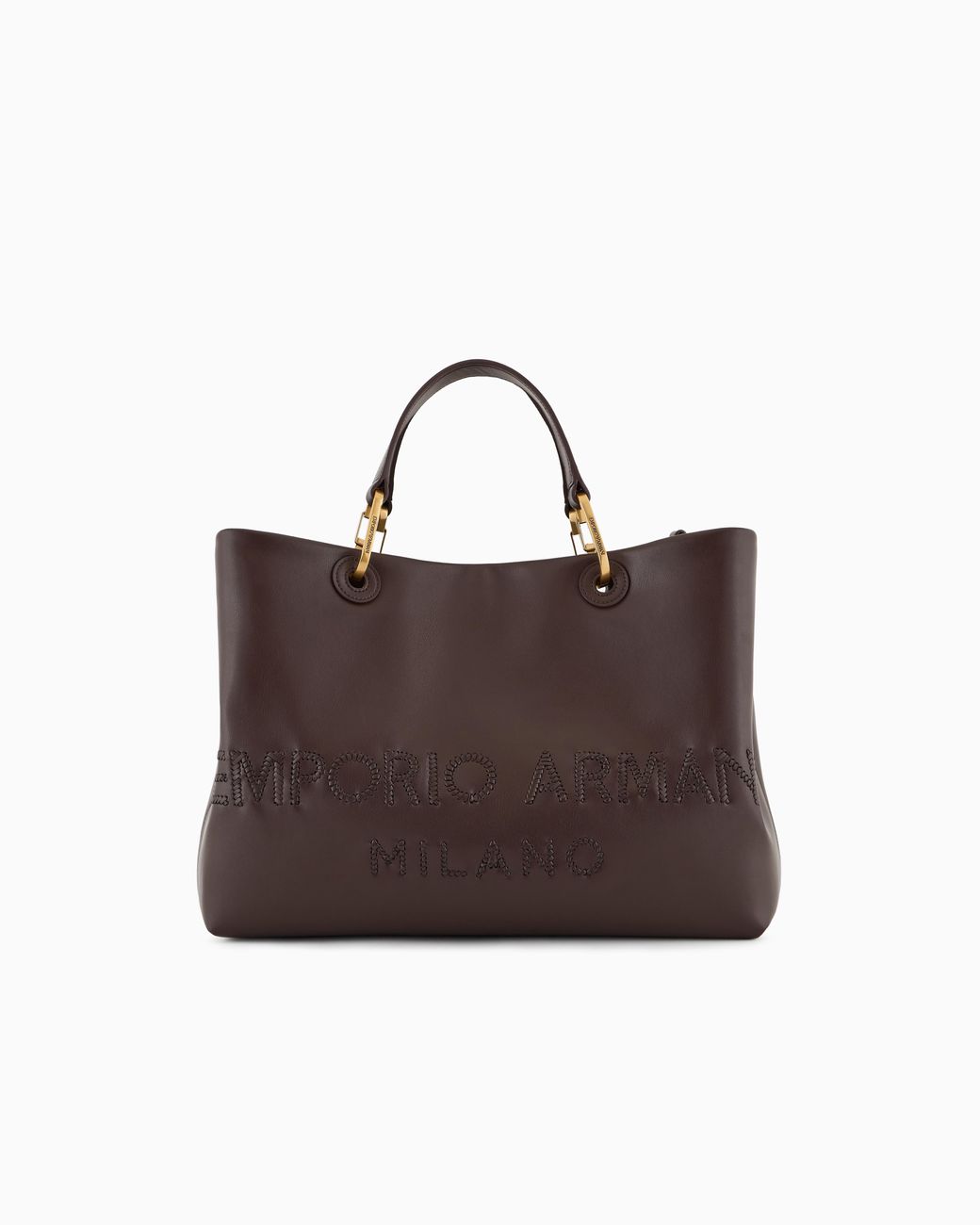 Emporio Armani Brown Myea Shopper Bag