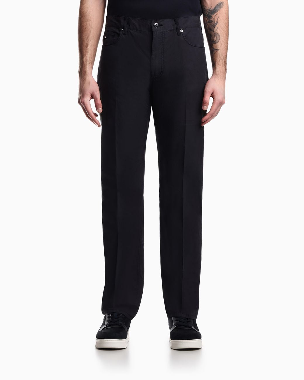 Pantaloni Cinque Tasche J76 Straight Fit di Emporio Armani in Blue da Uomo