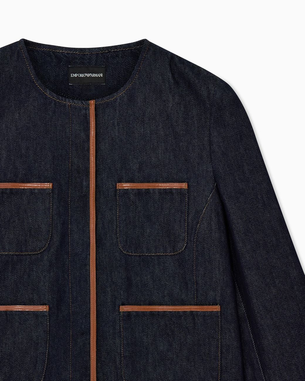 Emporio Armani Blue Casual Jackets